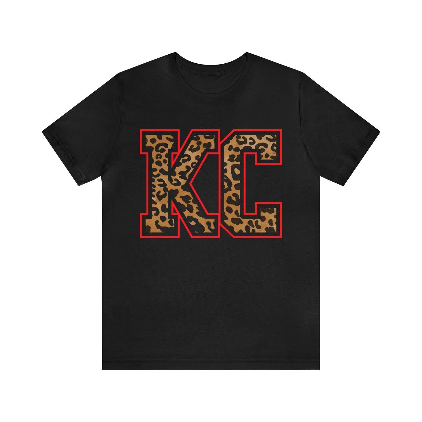 KC Leopard Short Sleeve Tshirt - Kristi Pierce Designs