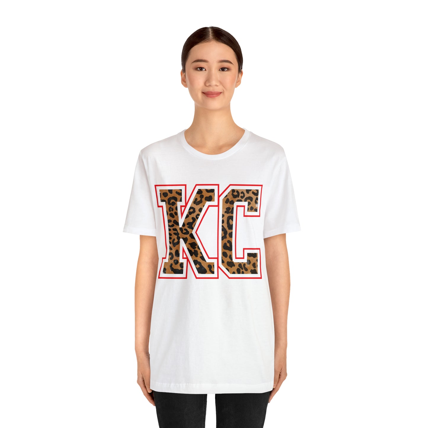 KC Leopard Short Sleeve Tshirt - Kristi Pierce Designs