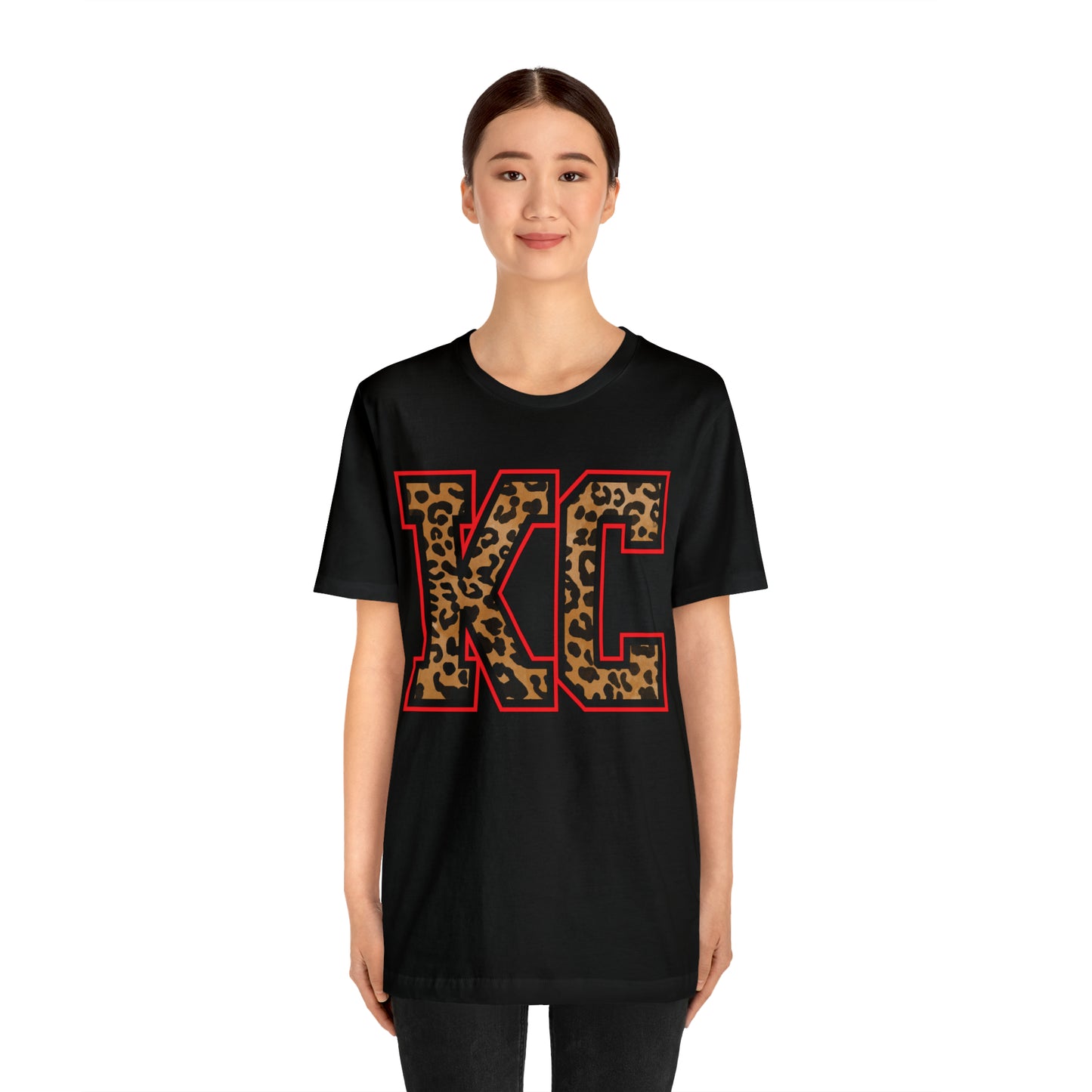 KC Leopard Short Sleeve Tshirt - Kristi Pierce Designs