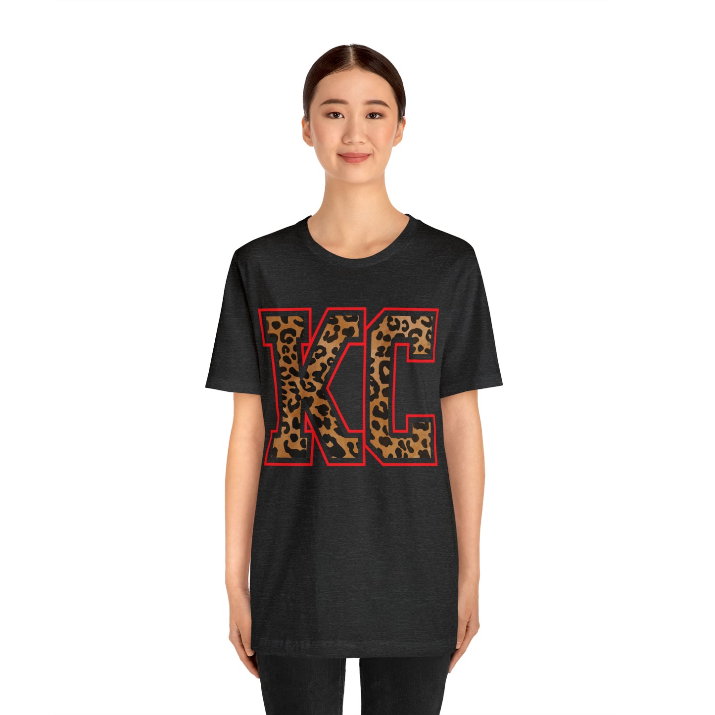 KC Leopard Short Sleeve Tshirt - Kristi Pierce Designs