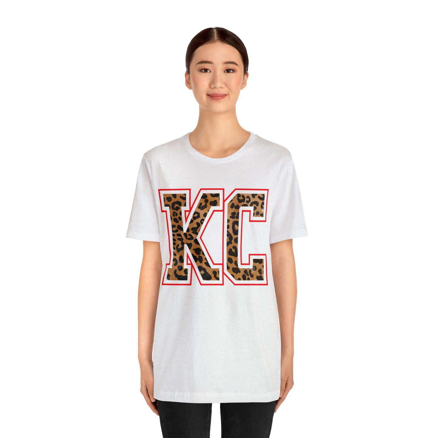KC Leopard Short Sleeve Tshirt - Kristi Pierce Designs