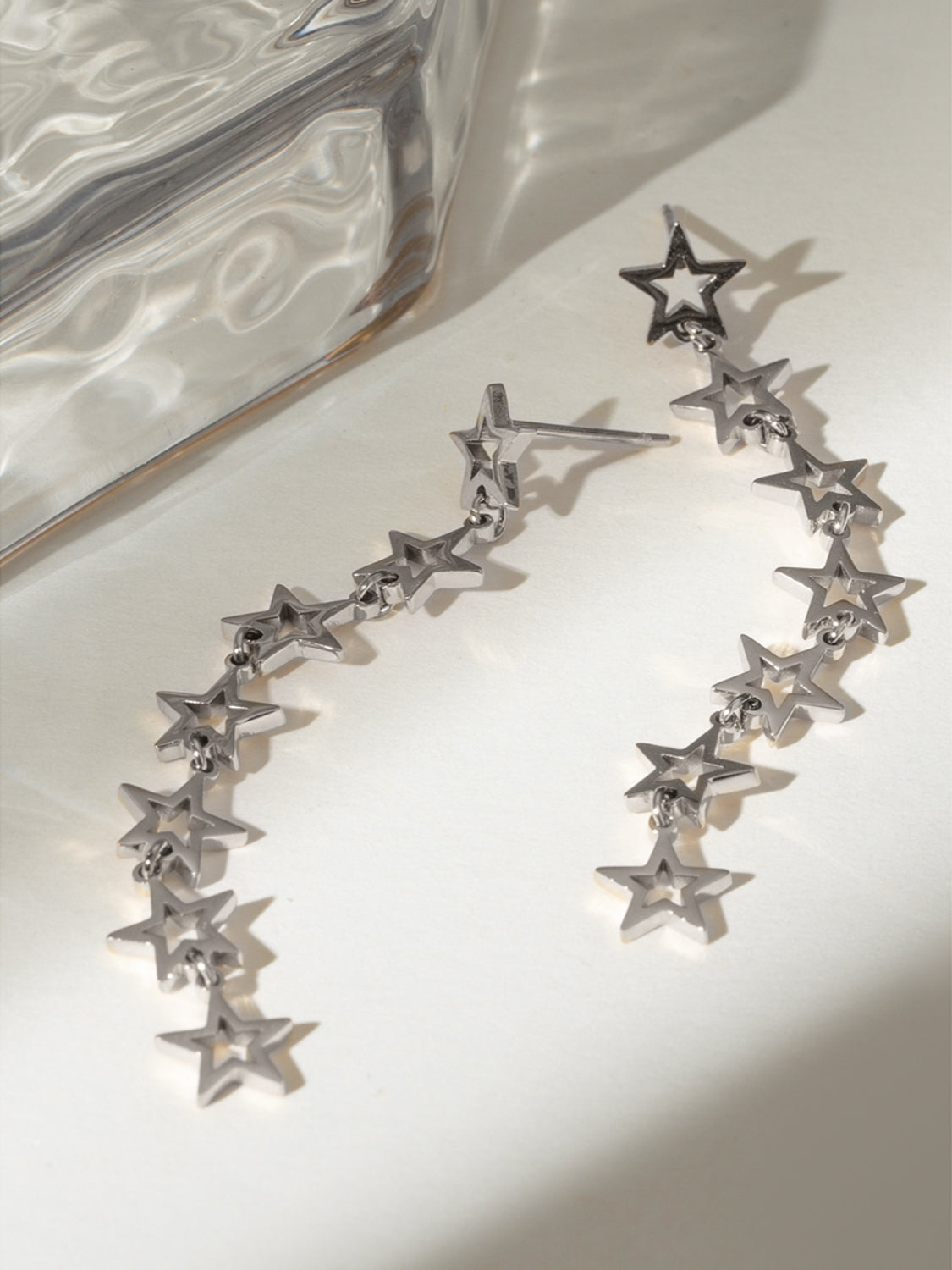 Stainless Steel Cutout Star Earrings - Kristi Pierce Designs