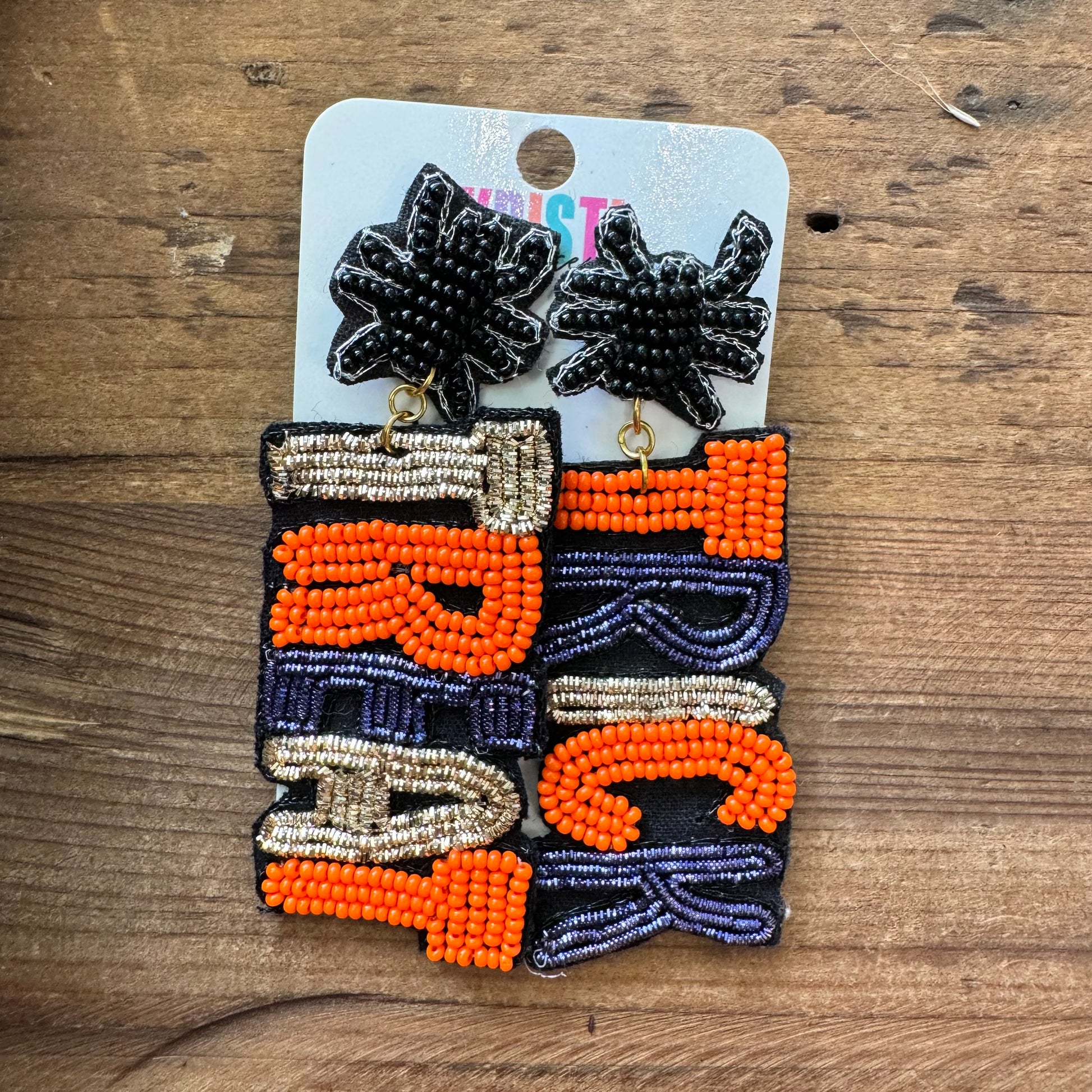 Trick or Treat Beaded Earrings - Kristi Pierce Designs
