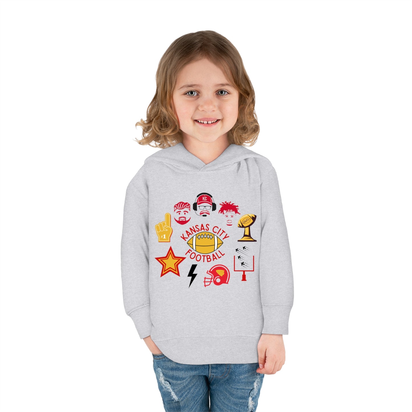 Toddler Pullover Fleece Hoodie - Kristi Pierce Designs