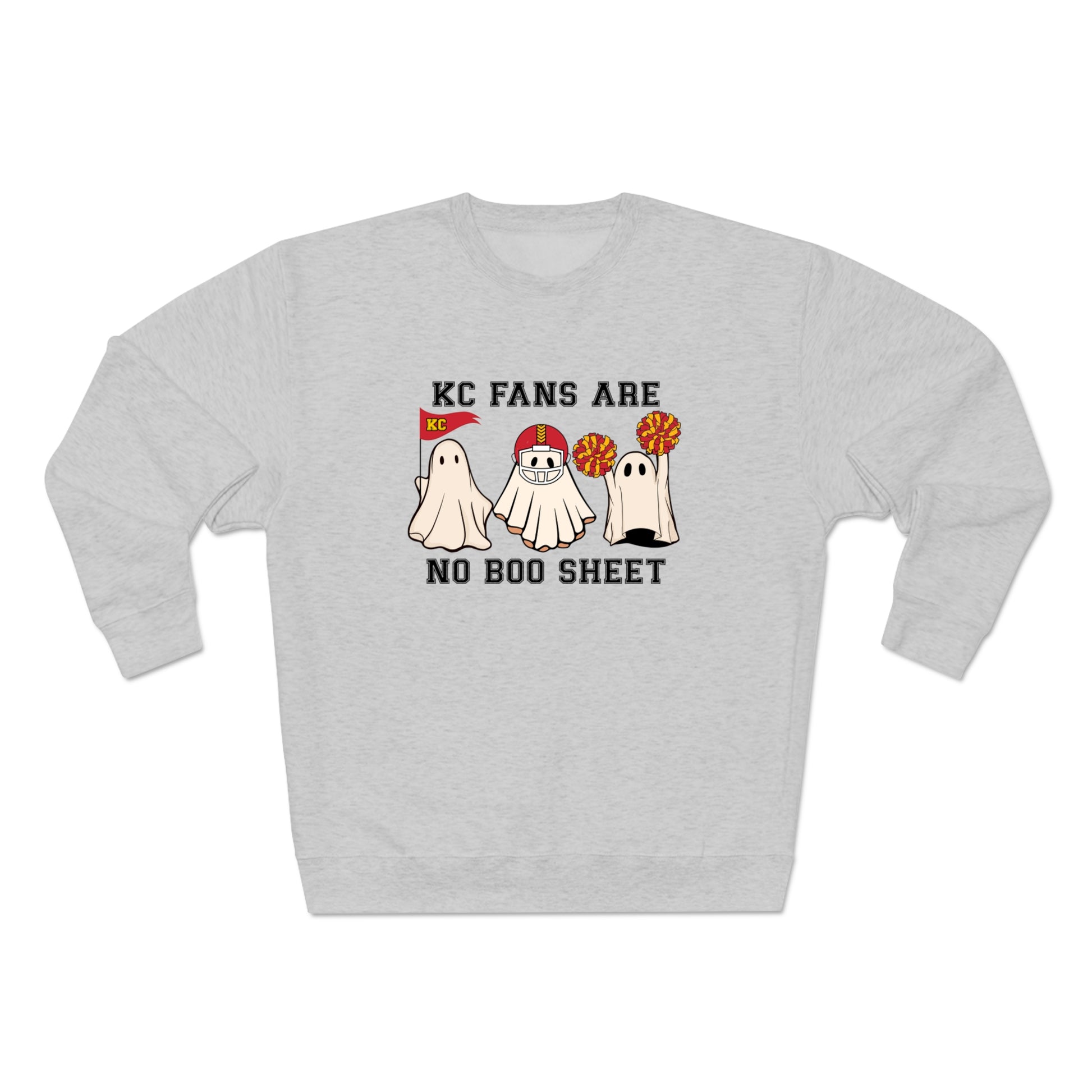 KC Fans Boo Sheet Crewneck - Kristi Pierce Designs