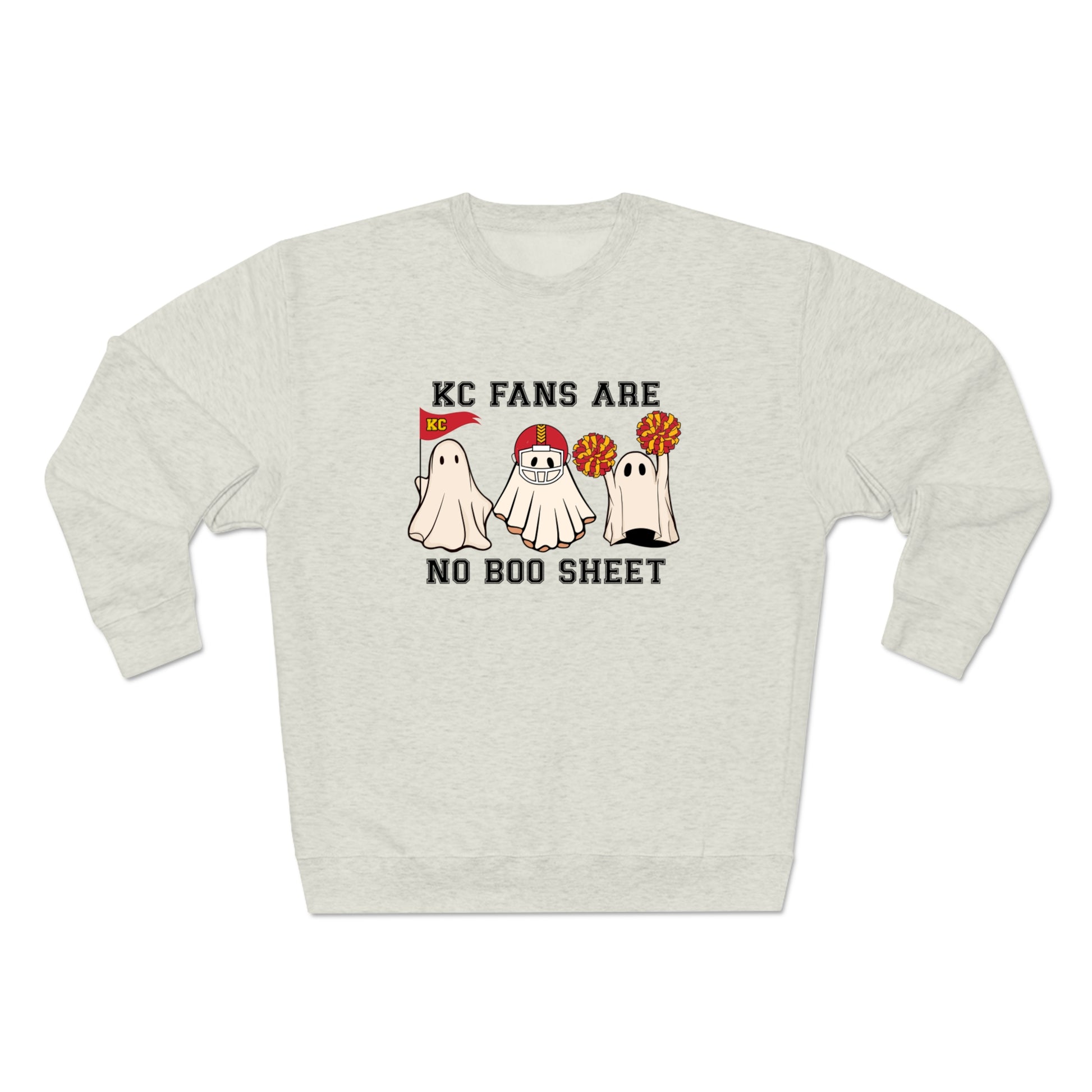 KC Fans Boo Sheet Crewneck - Kristi Pierce Designs