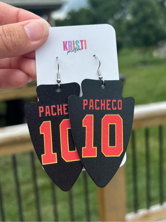 Pacheco #10 Arrowhead Earrings