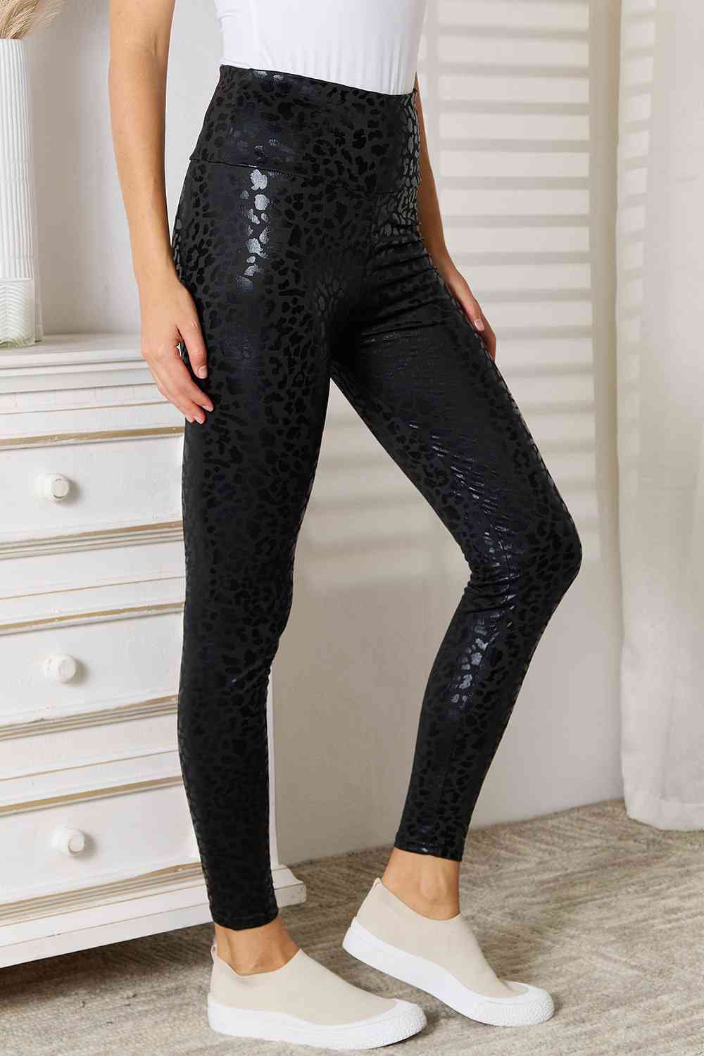 Double Take High Waist Leggings - Kristi Pierce Designs