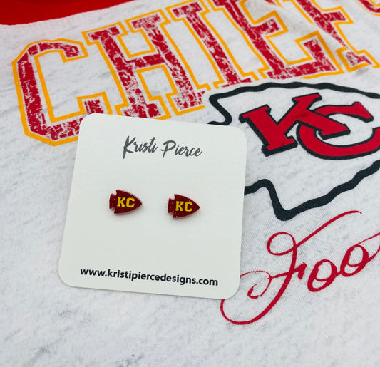 KC Arrowhead Stud Earrings - Kristi Pierce Designs