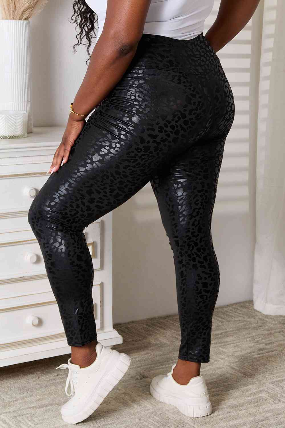 Double Take High Waist Leggings - Kristi Pierce Designs